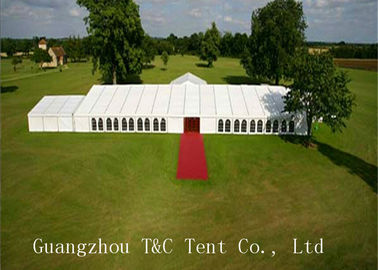 Tenda Long Menjangkau Luar ruangan Vendor 5M 10M 15M Ridge Height 15 Years Warranty