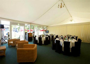 Periklanan Disesuaikan Outdoor Wedding Tenda dengan Dinding PVC Putih