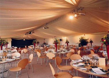 Periklanan Disesuaikan Outdoor Wedding Tenda dengan Dinding PVC Putih