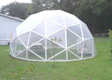 Komersial Tampilan Multi Fungsi Transparan Putih Acara Outdoor Dome Tent