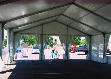 Retardant Waterproof White Cover Aluminium Luxury Wedding Event Tenda Dengan Atap Putih