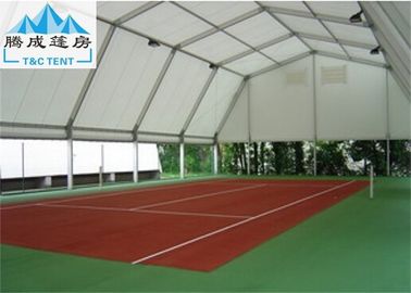 Struktur Aluminium 10x30m Acara Olahraga Tenda Kain PVC Putih Dinding Tahan Air