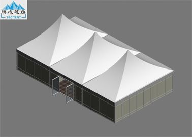 Aluminium Alloy Resort Pagoda Canopy Tent Untuk Acara Luar Ruangan Dengan Dinding ABS