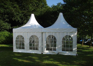 Summer Outdoor Event Tent 5x5m Dengan Dinding PVC Putih / Tenda Pesta Tenda