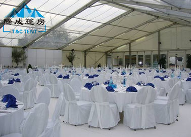 Transparent PVC Cover Outside Event Tents Selectable Size For Wedding Ceremony