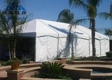 White Color Heavy Duty Pesta Tent, Tahan Angin Mudah Merakit Tenda Tenda Marquee