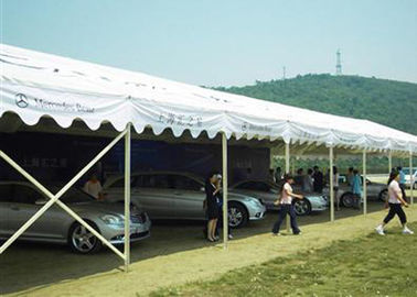 Pameran Pameran Canton Fair yang unik / Pvc dilapisi Polyester Fabric Sports Tent Shelter
