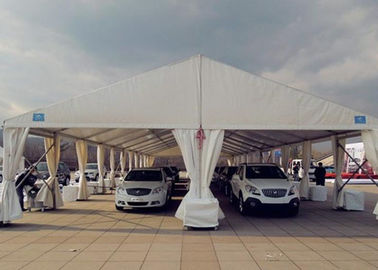 Pameran Pameran Canton Fair yang unik / Pvc dilapisi Polyester Fabric Sports Tent Shelter