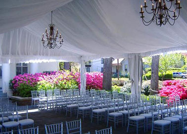 30x50m Double Coated PVC White Clear Roof Wedding Tent Untuk Partai SGS
