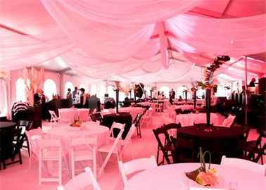 Tenda Partai Pernikahan Besar, Flame Redartant Agen Acara PVC tahan UV