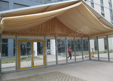 Cover Roof PVC dan Kaca Dinding Tenda Classic Luxury Kenya Tenda Dengan Dekorasi Pesta