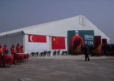 Customized Big Outside Event Tenda PVC Structure Exhibition Tent Untuk Canton Fair