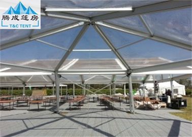 Aluminium Frame Multi-Side Roof Structrue Meeting Tenda Pesta Pernikahan Untuk 800 Orang
