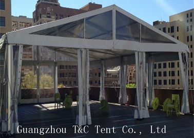 Restoran Atau Taman 20x40 Tenda Pesta, Acara Tenda Luar Yang Jelas Dengan Atap PVC Transparan