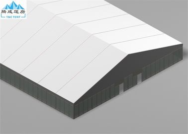 30X100M Tenda Besar Untuk Pameran Luar Ruang Sementara Gudang A-Shape Heavy Duty White Roof Cover