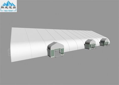 30x60M Aluminium Alloy Kekuatan Tinggi Putih Atap UV Resistant Tenda, Luar Air Conditioned Tent